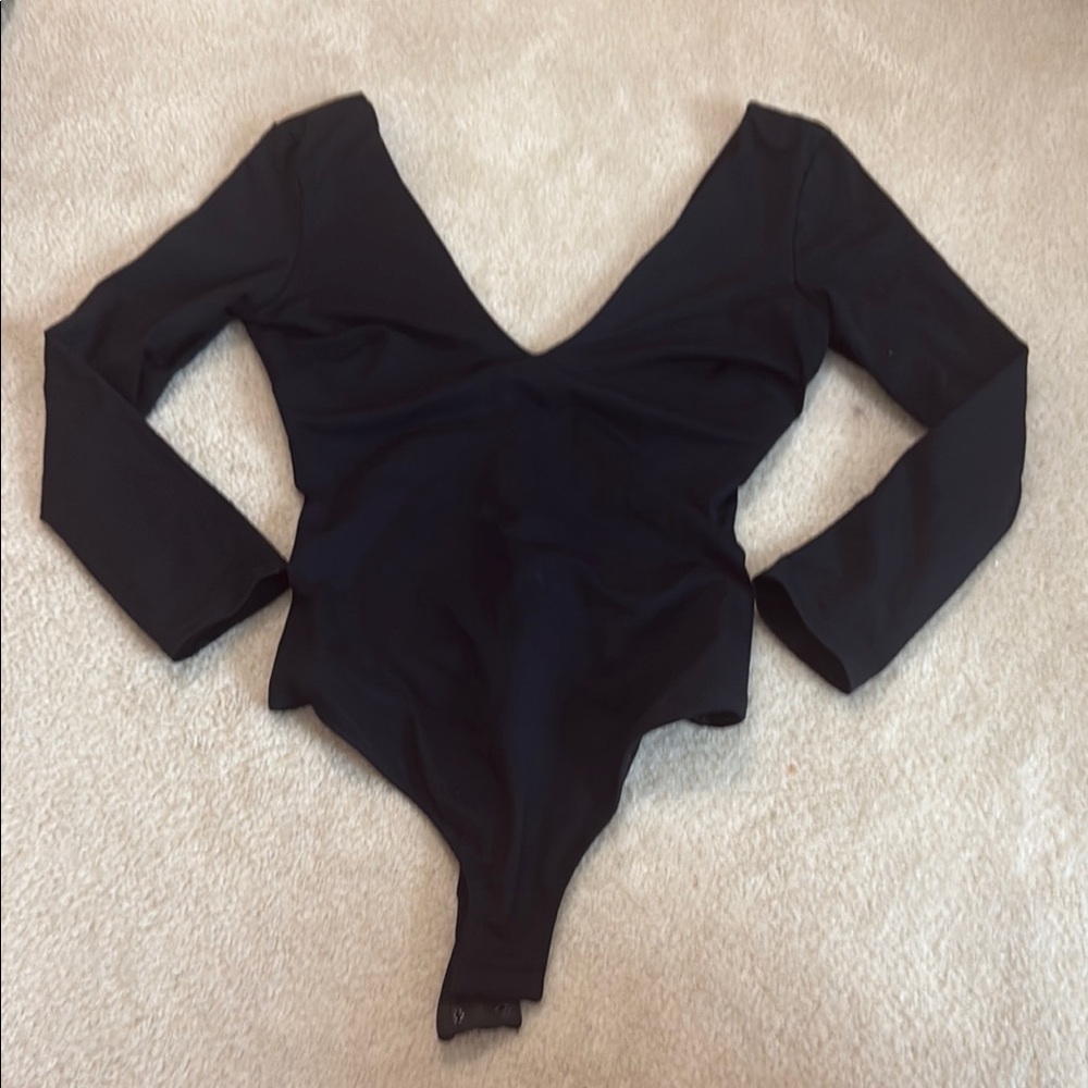 Black Long Sleeve Bodysuit